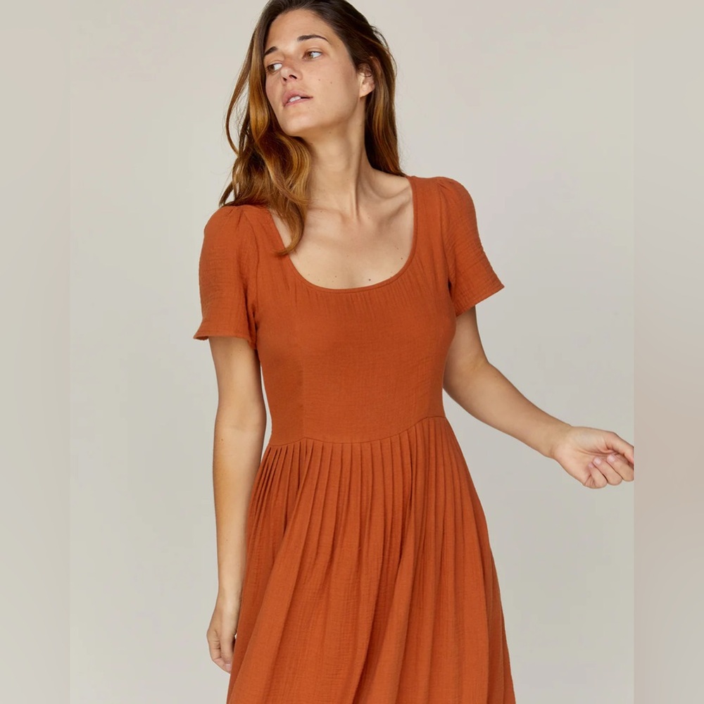 Christy Dawn Scarlett Dress Rust